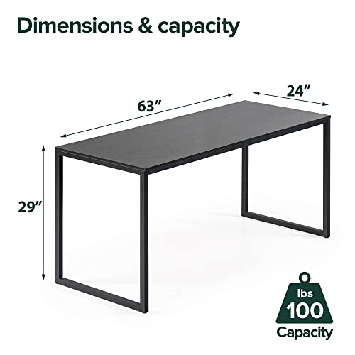 Image of Zinus Jennifer Modern Studio Collection Soho Rectangular Dining Table / Table Only /Office Desk / Computer Table, Espresso