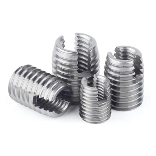 ���˂��Z���t�^�b�s���O�C���T�[�g�A �Z���t�^�b�s���O�˂��C���T�[�g M2�`M16 �X�e�����X�|����ђY�f�|�̕i����(Stainless steel,M6x14 (10pcs))