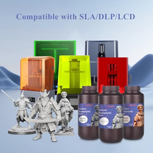 Resina para Impresora 3D 1KG Fotopolímero 405nm Gris - Fernando Cortés