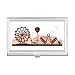 Amusement Park Black Facilities Outline Business Card Holder Case Pocket Box Wallet