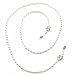 Lady Seven Fashion White Small Pearl Beaded Eyeglass Chain Holder for Women