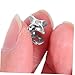 TOVINANNA 2pcs Star Tooth Grills Bold Costume Jewelry for Hip Hop Cosplay and Fashion Events Unique Removable Grills for Striking Visual Impact