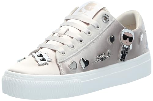 Image of Karl Lagerfeld Women's Cate Pins Lace Up Sneaker