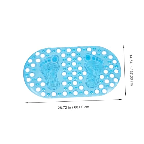 Tapis de douche antidérapant avec massage pour une salle de bain moderne