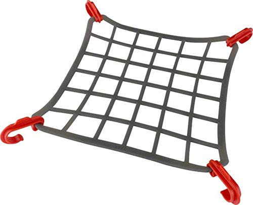 Small Cargo Net Elasto Net by Delta Cycle - Expandable Bungee Net with Hooks Stretches 2X in Size - Bike Cargo Net Keeps Your Gear Tightly in Place for Bikes & Kayaks - image 1