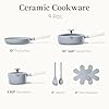 CAROTE Ceramic Cookware Set Nonstick, 9pcs Pots and Pans Set Non stick, Non-Toxic & PFAS-Free,Dishwasher, RV/Camping Cookware Set,Sauce Pan with Lid, Blue #1