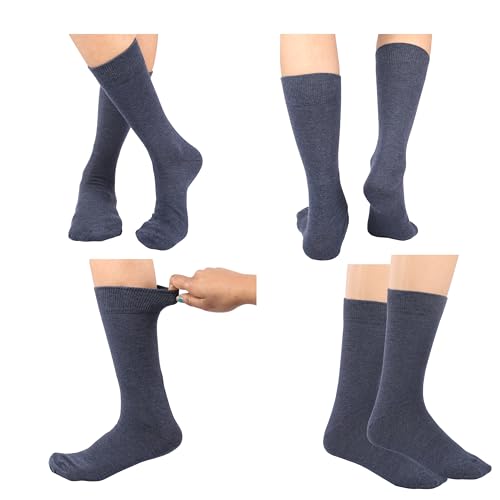 Image of Women Cotton Dress Socks Soft Comfortable Thin Fine Elegant Breathable And Durable.