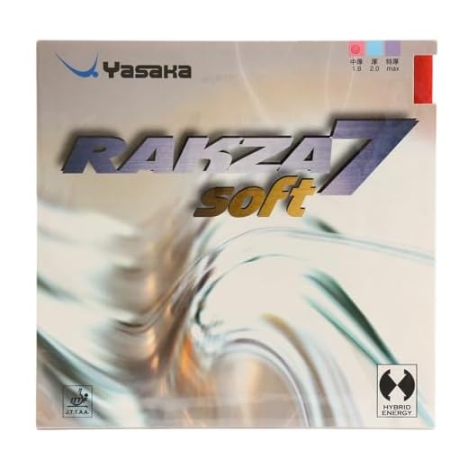 YASAKA Rubber for Table Tennis Rakza 7 Soft B-77 20 Thick