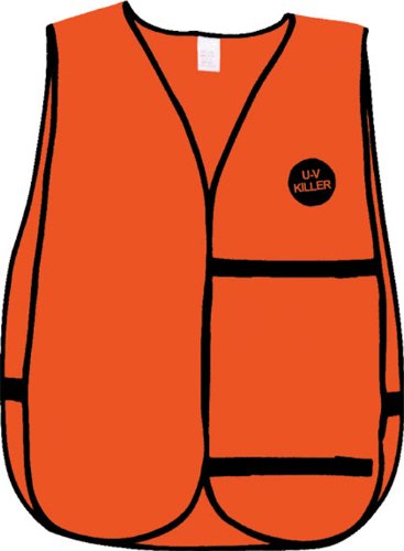 Atsko Sno-Seal UV Killer Treated Blaze Orange Vest, One Size