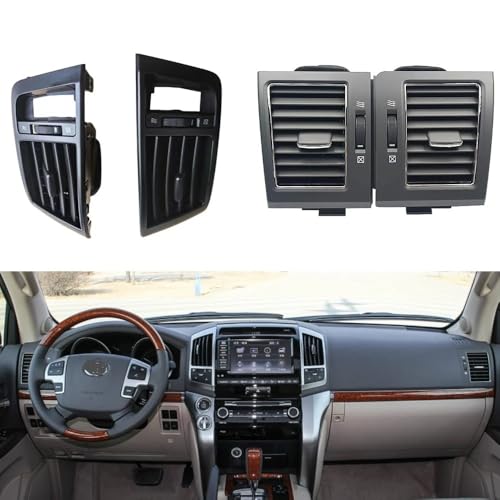 Rejilla aire frontal repuesto Toyota Land Cruiser LC200 2008-2013 respiraderos salpicadero coche 6
