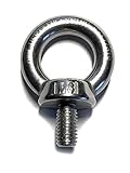 Stainless Steel 316 Lifting Eye Bolt 8mm M8 Marine Grade Heavy Duty