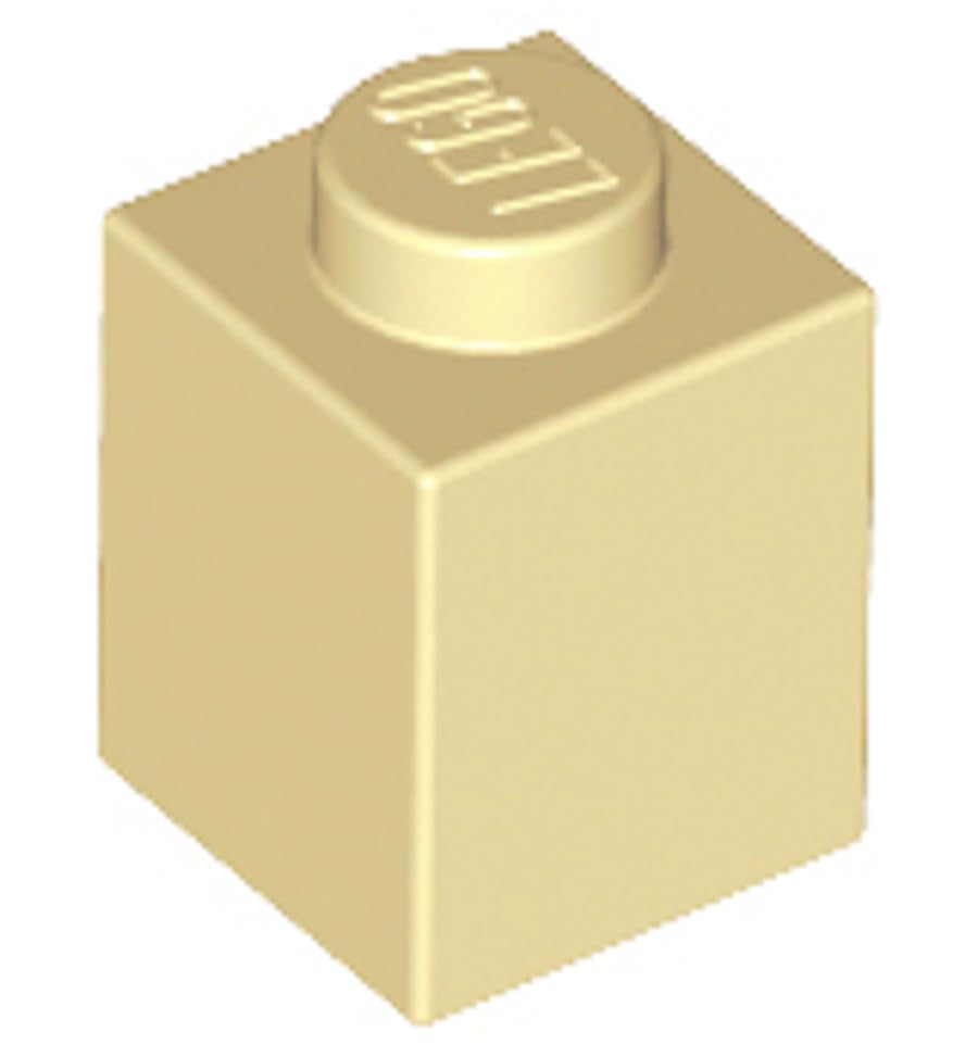 LEGO Building Brick 1x1, Part 3005 (Tan, 50, Bricks)