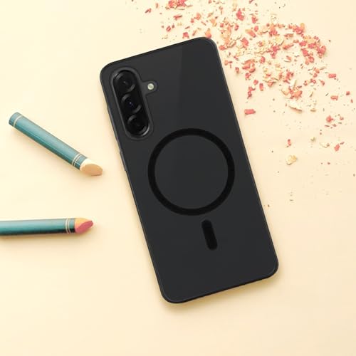 Image of amazon basics Luxury Paper Thin Case Cover for Samsung Galaxy S24 FE 5G | Matte Finish | Compatible with magsafe | (Black, Samsung Galaxy S24 FE 5G)