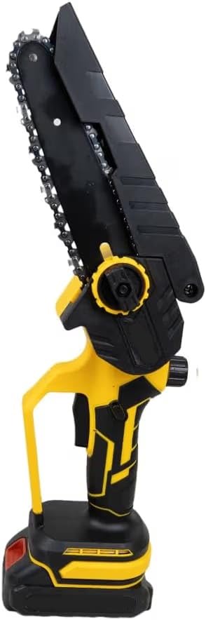 Image of Hetkrishi Mini Chainsaw Cordless, 8 Inch & 6 Inch Electric Chainsaw Battery Powered, 1000W Brushless Handheld Power Chain Saw with 2 Batteries, Tree Saw for Branch Trimming Wood Cutting