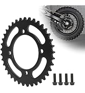 RUTU 420 Chain Sprocket Rear Sprocket 37 Tooth 76mm for Chinese 50 70 90 110 125 140cc 150 160 17...