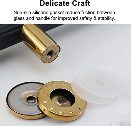 Poignée de porte coulissante en verre push pull bar handle robuste - 5