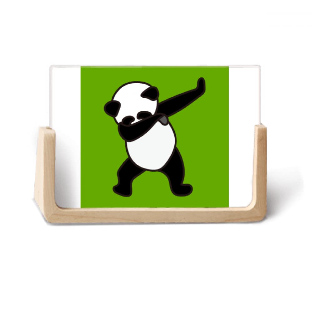 Amazon | パンダ竹フード姿勢 写真木製フォトフレーム