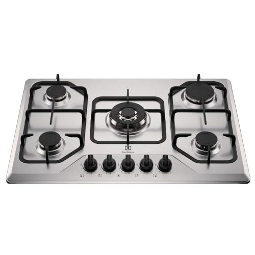 Electrolux Cooktop 5 Bocas a Gás Electrolux Inox Experience Multi Chama e Grade Ferro Fundido (KE5XC) Bivolt