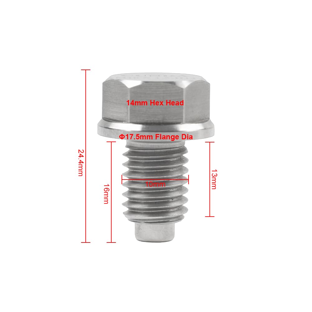 Amazon.com: Rbanna1 Magnetic Engine M10x1.5 Oil Drain Plug