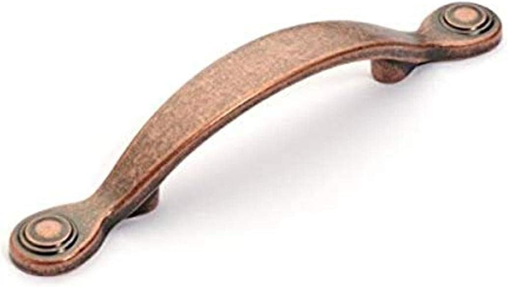 Dynasty Hardware P-86954-AC Arched Cabinet Hardware Pull, Antique Copper