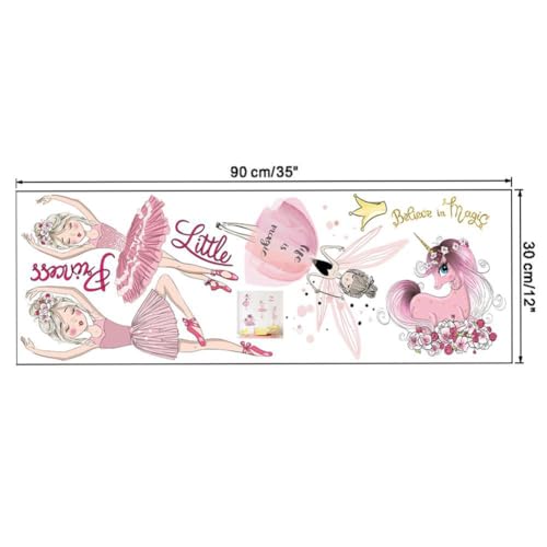 Vinilo Decorativo con Diseño de Niña Bailarina Rosa miniatura 7
