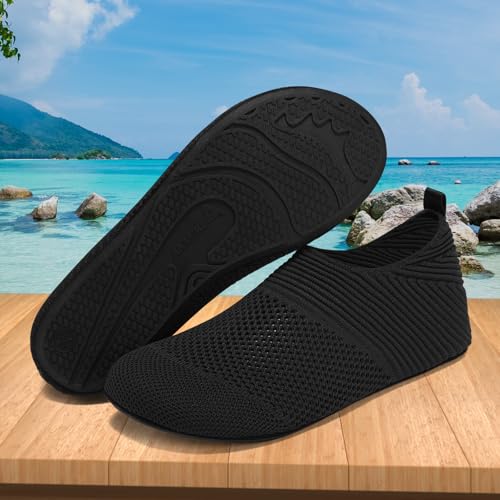 ANLUKE Womens Mens Water Shoes Barefoot Quick-Dry Aqua Socks for Beach Swim Surf Water Sport2