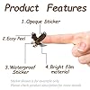 AHANDMAKER 180 Pieces Self-Adhesive Stickers 1 Inch Bald Eagle Stickers for Planner Calendar Scrapbook Crafting Party Decor Gift Bag Seal for Party #3