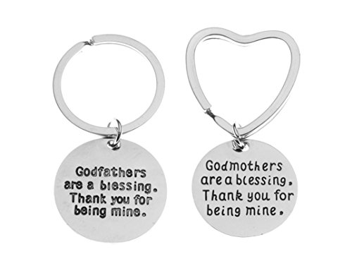 Godparent Gifts, Godmother & Godfather Gifts Set, God Mother & God Father Keychains- Gift for Godparents Godparent Gifts, Godmother & Godfather Gifts Set, God Mother & God Father Keychains- Gift for Godparents