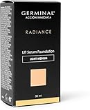 GERMINAL – Base de Maquillaje Radiance Lift Serum Moisture Foundation Light Medium, Acción Inmediata Tratamiento Efecto Lifting, Hidratante, Luminoso, 30 ml