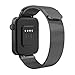 Produktbild DC Gadgets (Mejor 2019) Metallarmband XIAOMI MI Watch-Pulsera Stahl mit Magnet, kompatibel mit Xiaomi Mi Smart Watch, Farbe: Metallic-Grau-Gun Metal- Milan Black