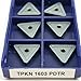 UrbanHui CNC Carbide Milling Inserts 10pcs TPKN1603PDTR for Stainless Steel Precision Machining Tools TPKN 1603 PDTR Replacement Milling Inserts Industrial Tools