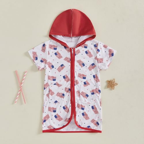 Nituyy Toddler Girls Boys Swim Cover Up Terry Cloth Swimsuit Coverup Wraps Bathing Suit Pool Beach Poncho Swimsuit Cover-Up2