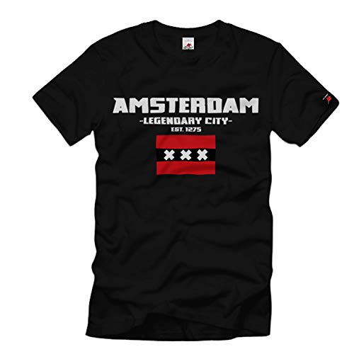 T-shirt Amsterdam coton haut de gamme édition historique 1275