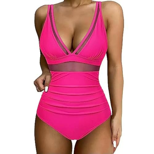 Monokini deep V léopard maillot de bain gainant pour plage et piscine