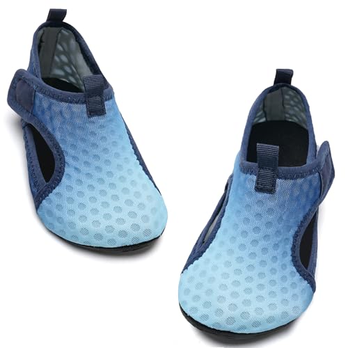 Image of WateLves Kids Water Shoes Toddler Girls Boys Barefoot Non-Slip Quick Dry Aqua Socks for Beach Swim Walking