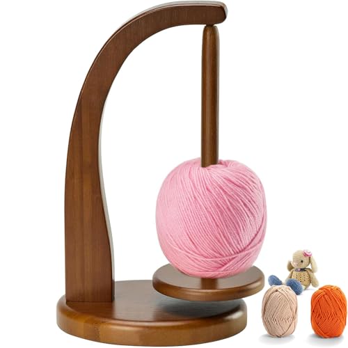 Porte Fil en Bois pour Tricot, Dérouleur de Laine, Yarn Winder Su...