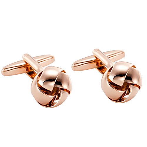Image of Stunning Mens Nautical Knot Stainless Steel Cufflinks