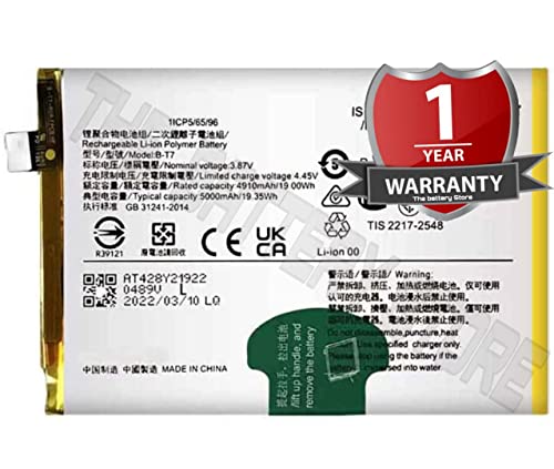 Image of THE BATTERY STORE Orignal b-t7 Battery for Vivo Y32 Y21E (B-T7) Battery with 1 Year warrenty (for Vivo Y32 Y21E (B-T7))