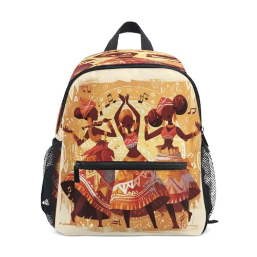 Cartable pour garçons filles motif musique tribale et sac préscolaire