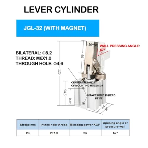 Serrage instable ? Cylindre pneumatique ALC 63mm à levier basculant - 3