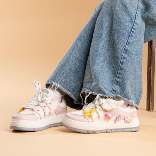 Bobo's House Charming Alice Chunky Sneakers Kawaii Unisex Vegan Leather Platform Shoes4