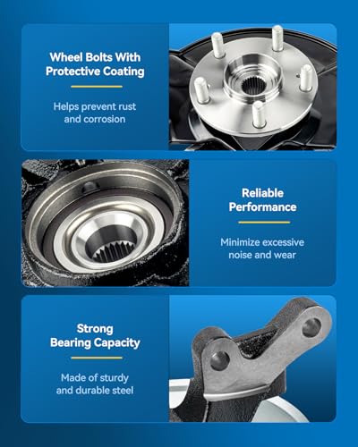 Image of PHILTOP 2 x Front Knuckle Wheel Hub Bearing for Honda Civic 2001-2002
