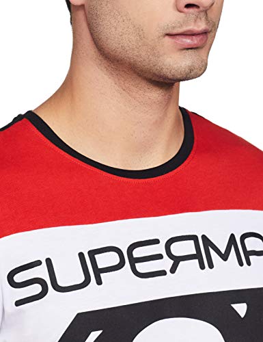 Image of Max Men's Printed Slim Fit Crew Neck T-Shirt