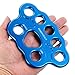 Baglaum 2X 8 Holes Outdoor Rigging Plate 45KN Rock Climbing Mountaineering Anchor Point Connector Gear Rigging Plate, Blue