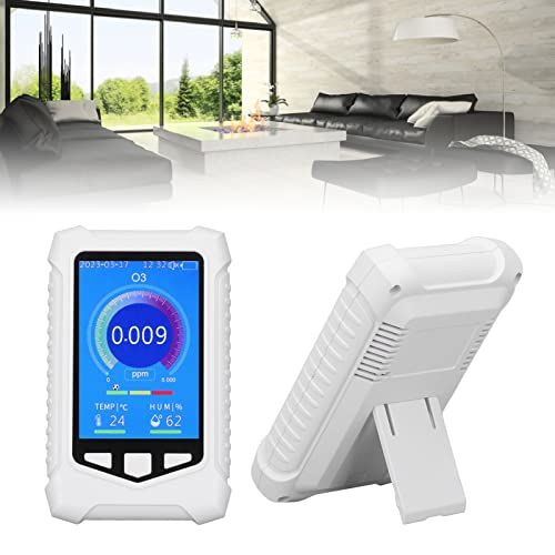 Ozonmessgerät Detektor Luftqualitätsdetektor USB Aufladung Luftqualitätsmonitor 3,5in LCD-Display