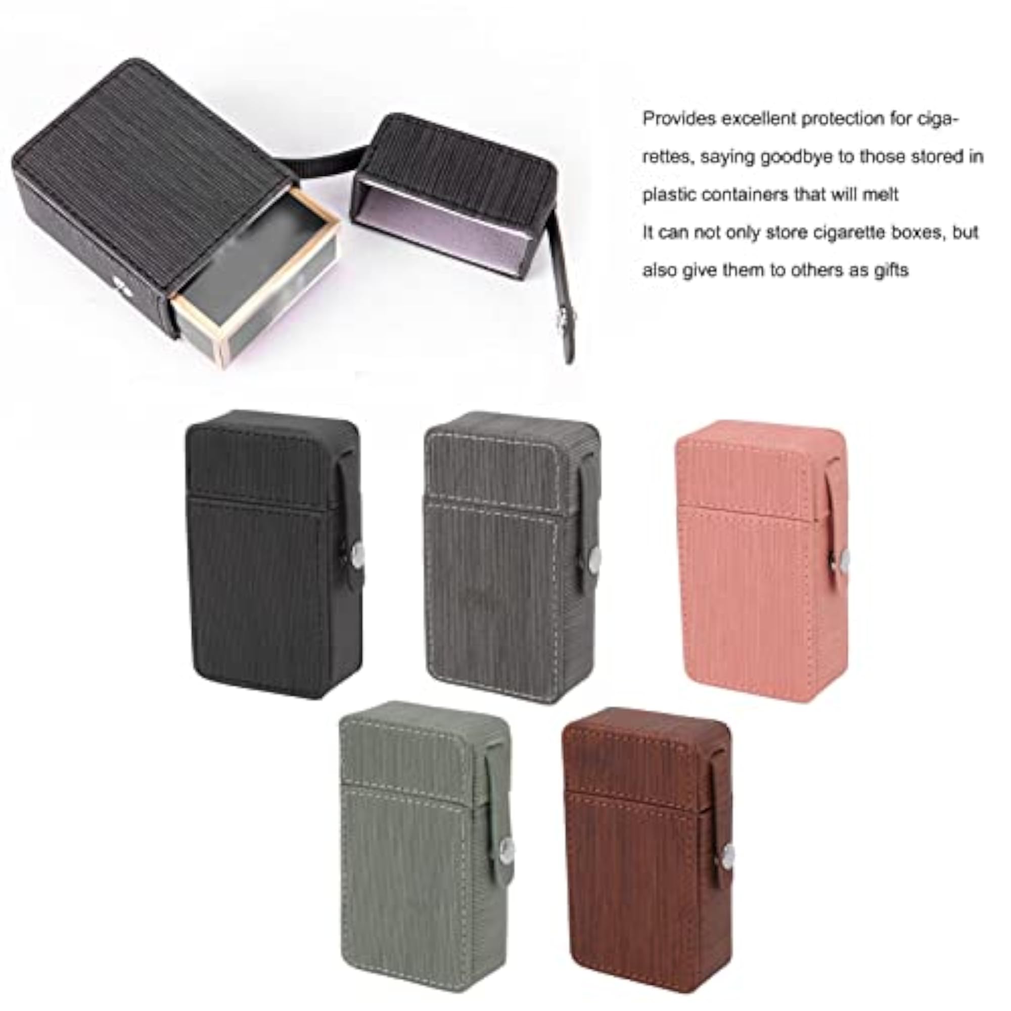 Lightweight Cigarettes Box Holder Providing Protection