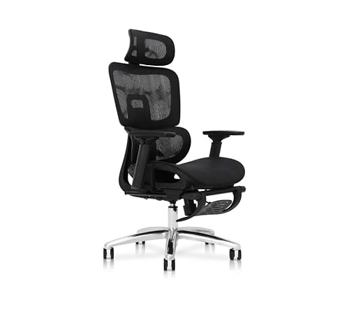 Cadeira De Escritório Ergonômica T03 Mesh (Preto)