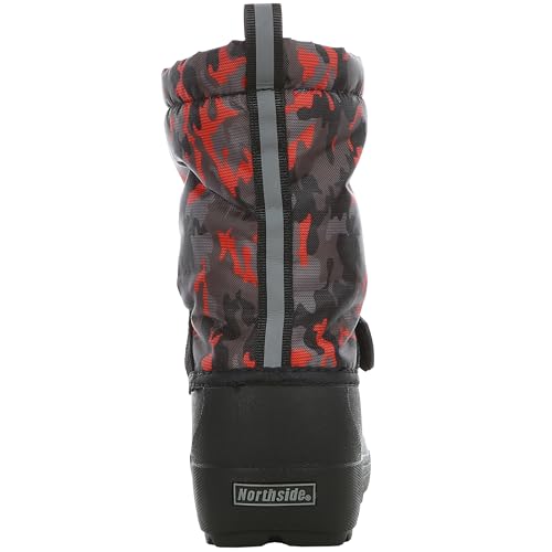 Northside Kid's Frosty Insulated Winter Snow Boots - Brown/Orange, 5 Toddler - Thumbnail 4