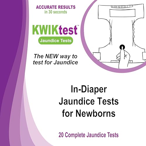 jaundice test for newbornbabyinfant - test the urine in a diaper - no separate urine collection needed