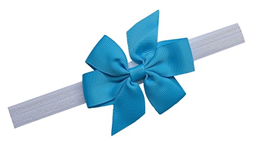 Funny Girl Designs Baby Girl Simple Bow Elastic Headband 12-18 Months (15